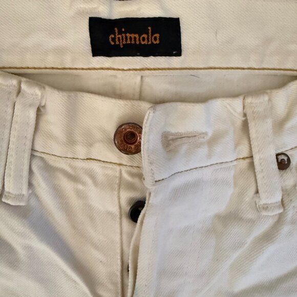 ** CHIMALA Women's off-white jeans ** - Picture 5 of 5